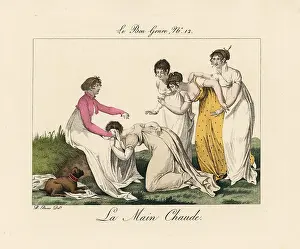 Decollete: Merveilleuses playing the game of La Main Chaude