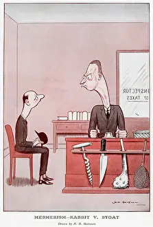 Mesmerism: Mesmerism, Rabbit vs. Stoat by H. M. Bateman