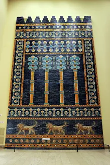 Rebuilt: Mesopotamian art. Neo-Babylonian. The Throne Room of Nebuch