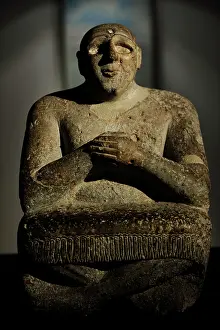 Sumerian: Mesopotamian Art. Sumerian ruler. Ny Carlsberg Glyptotek. De