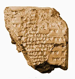 Trajectory: Mesopotamian Tablet on Eclipse, 2nd Century BCE