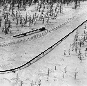 Sections: Mesoyakha-Norilsk pipeline, 1971