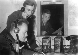 Devices: Message center of a flak tower, 1942