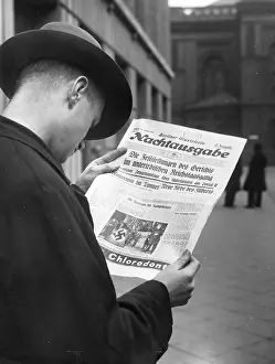 Illustrierte: Message about the Reichstag fire trial in Berlin's Illustrie