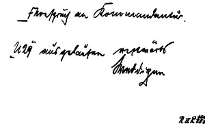 Helgoland: message of a submarine in World War I