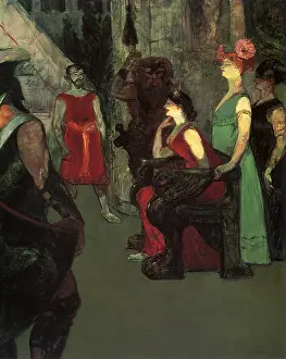Enthroned: Messalina, by Toulouse-Lautrec