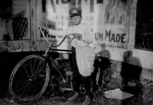 Traditionally: A messenger boy working for Bellevue Messenger
