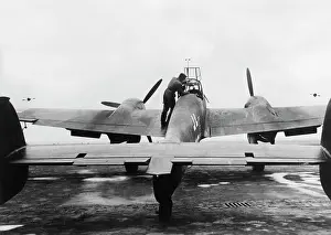 Presumably: Messerschmitt Me 110, 1940