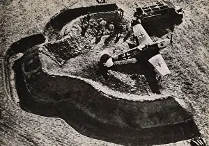 Bf109: Messerschmitt Bf109 in a dug-out
