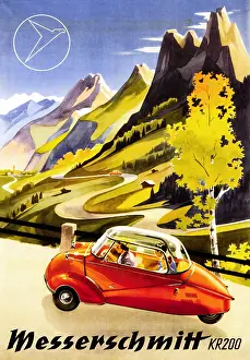 Messerschmidt: Messerschmitt KR200 scooter advert