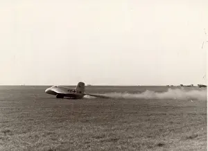 Peenemnde: Messerschmitt Me163 Komet during tests at Peenemunde