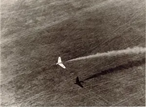 Peenemnde: Messerschmitt Me163 Komet during tests at Peenemunde