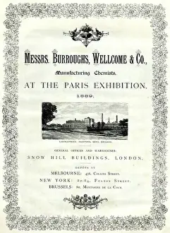 Chemists: Messrs Burroughs, Wellcome & Co, Paris Exhibition of 1889