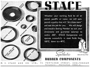 Stace: M.E.Stace & Co. Synthetic Rubber Components