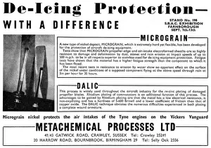 Metachemical: Metachemical Aircraft De-Icing Systems. Micrograin. Dalic