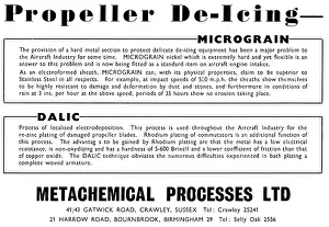 Metachemical: Metachemical Propeller De-Icing Systems. Micrograin. Dalic