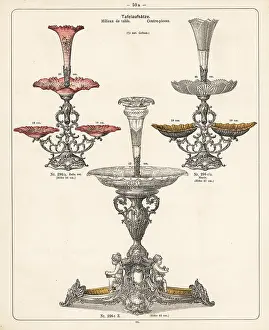 Wurttembergische: Metal centerpiece for the table