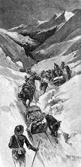 Prospector: metals, gold, gold seeker, on the way into the