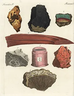 Antimony: Metals including lead, iron, mercury and bismuth