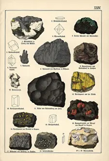 Gotthilf: Metals including molybdenite, arsenic, orpiment, etc