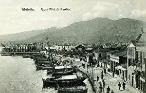 Lesbos: Metelin - The Quay of the Port, Lesbos, Greece