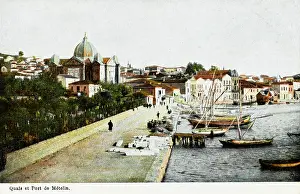 Lesbos: Metelin - Quay of the Port, Lesbos, Greece