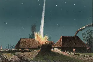 Meteorites: METEORITE HITS HOUSE