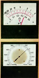 Guage: Meter Showing Cylinders and RPM's