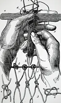 Mesh: Method of making nets for hunting and fishing
