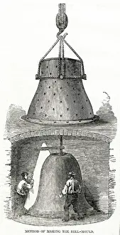 Mould: Method of making the Tower Bell for Westminster 1856