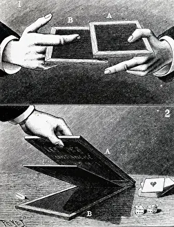 Message: Method of producing spirit writing using a slate