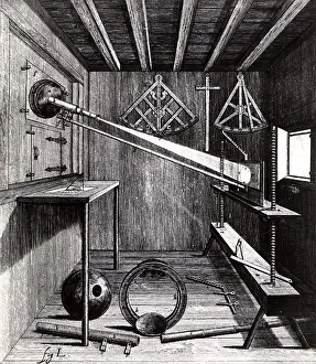 Gdansk: Method of projecting the sun's image through a