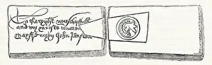Correspondence: Method of sealing an ancient letter - Paston correspondence