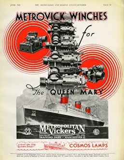 Winches: Metovick Winches for The Queen Mary