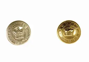 Silvery: Metropolitan Police buttons