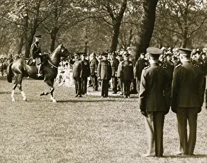 Reviewing: Metropolitan Police centenary celebrations, Hyde Park