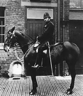 Metropolitan Police officer on horseback