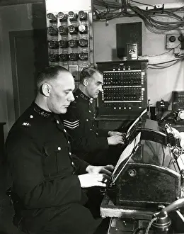 Telegraphy: Two Metropolitan Police telegraph operators