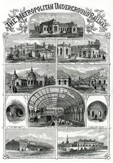 Farringdon: Metropolitan Underground Railway 1862