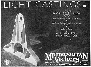 Metrovick: Metropolitan Vickers - Metrovick Castings