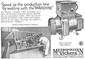 Metrovick: Metrovick Paradyne Arc Welding Set