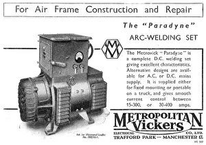 Metrovick: Metrovick Paradyne Arc-Welding Set