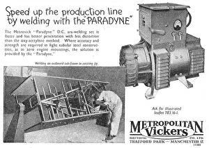 Metrovick: Metrovick Paradyne Arc-Welding Set