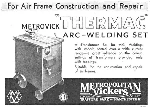 Metrovick: Metrovick Thermac Arc Welding Set