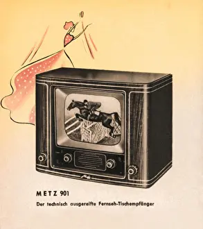 Telecast: Metz Television set