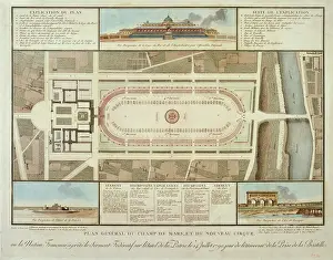Federative: Meusnier. Map of the Champ-De-Mars