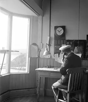 Henry Grant Collection: Mevagissey coastguard