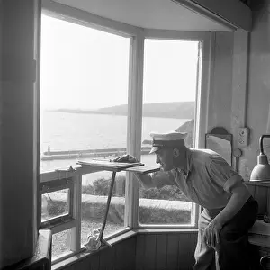 Henry Grant Collection: Mevagissey coastguard