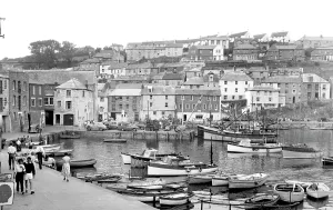 Mevagissey: Mevagissey, the Harbour c1955