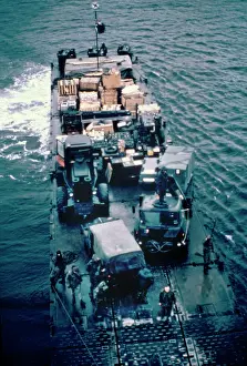 Slides: Mexeflote landing vehicles, 1982